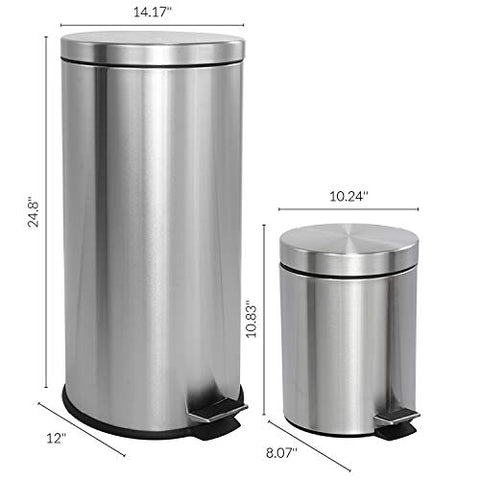 happimess removable inner bucket out for easy emptying and fast cleaning