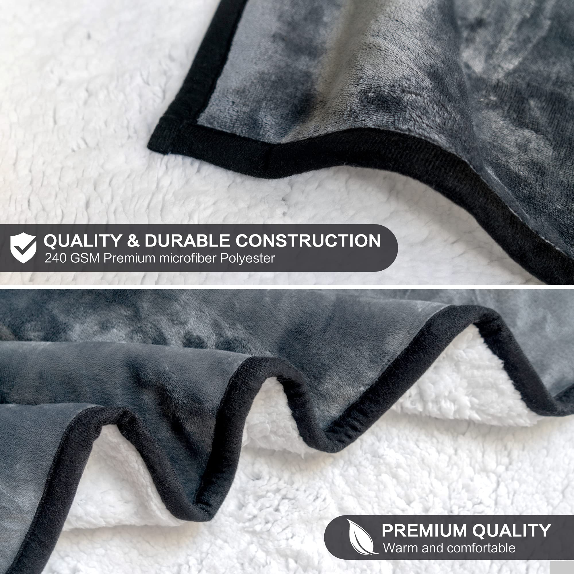 Happy Fuel wearable blanket in use on couch offering hands-free comfort and mobility