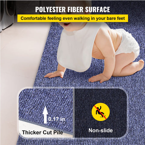 Happybuy rubber backing closeup demonstrating waterproof protection