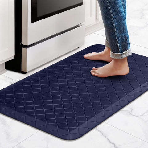 HappyTrends front view showing cushioned kitchen mat and protection