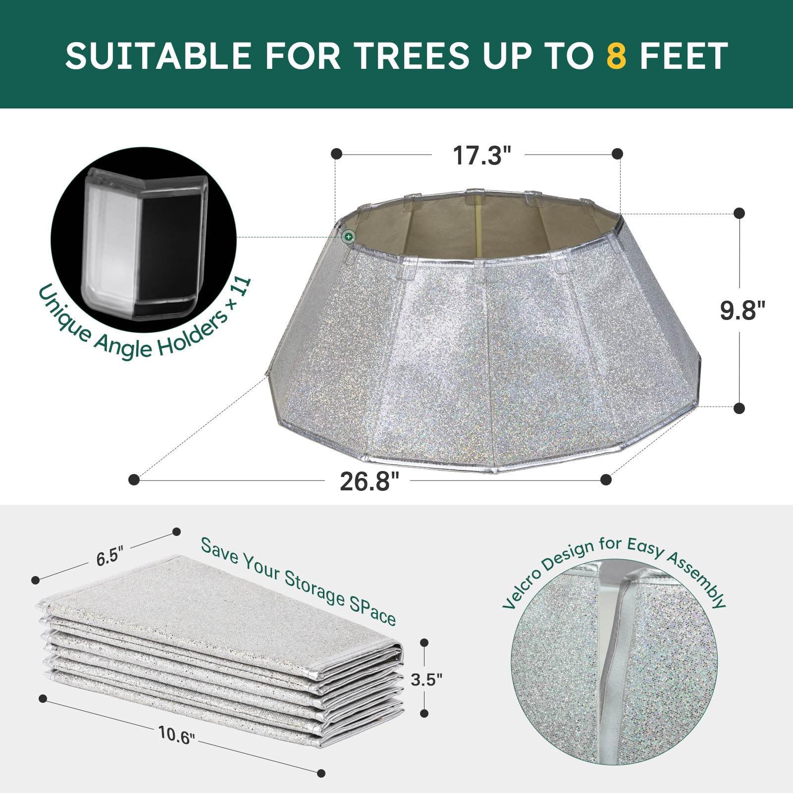 HarcoHome collar folded flat demonstrating compact storage and space-saving benefit