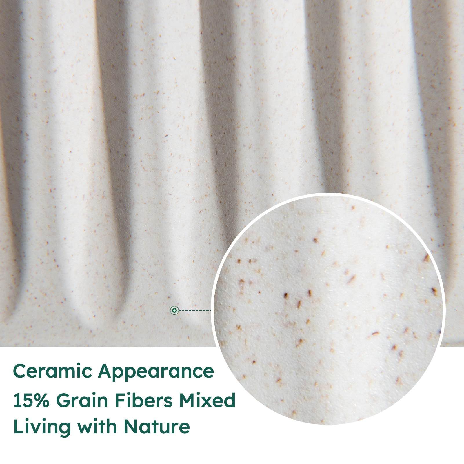 HarcoHome close-up texture shows natural grain fiber aesthetic