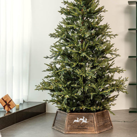 HarcoHome lifestyle scene in living room adding vintage charm and cohesive holiday styling