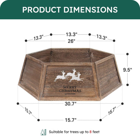 HarcoHome collar next to foot for scale showing 9.8 inch height and proportional fit