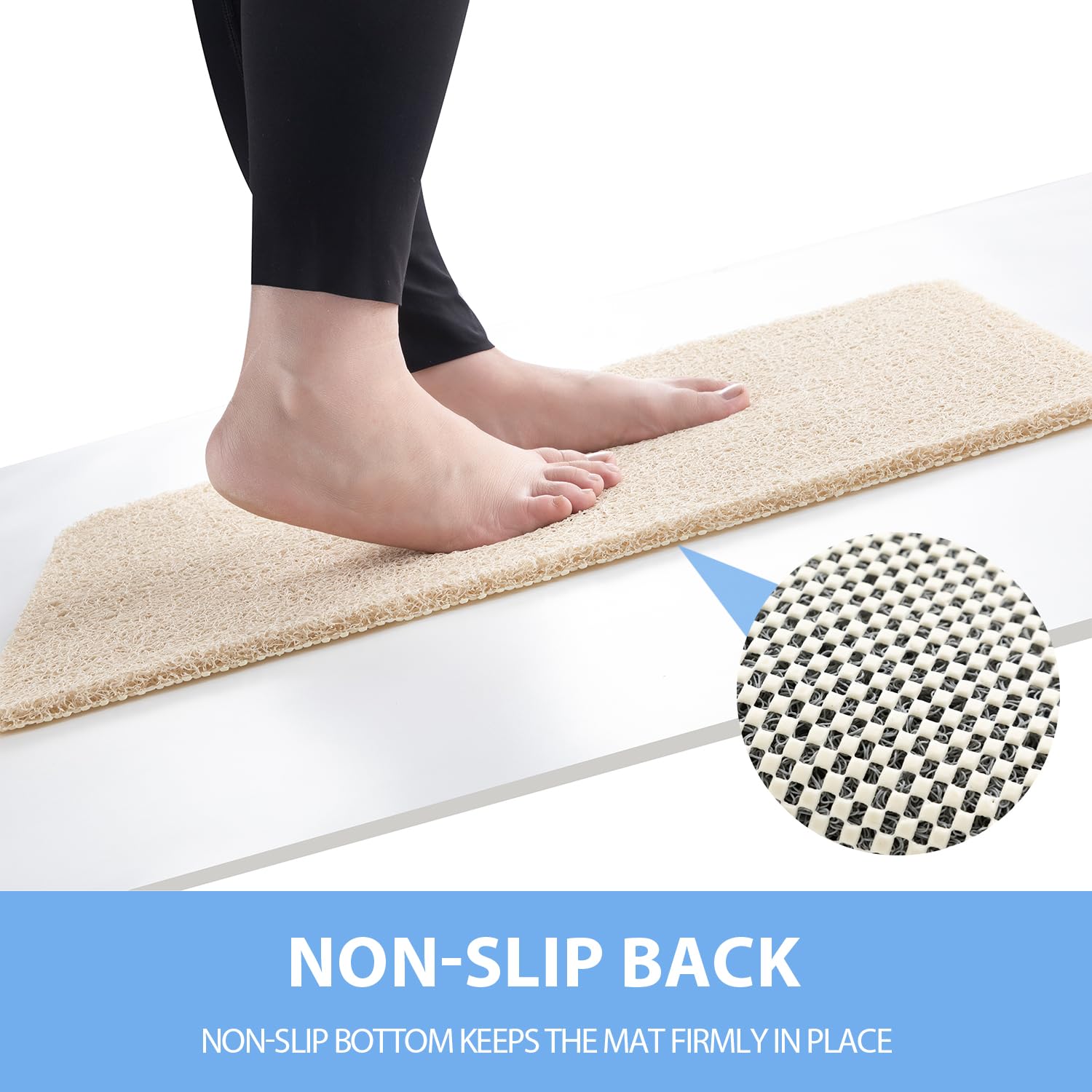 Hargiis underside checkered grip detail increasing tub traction and stability