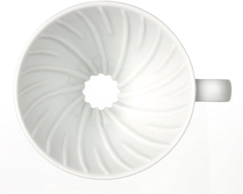 HARIO measuring spoon and 02W filters displayed for accurate dosing