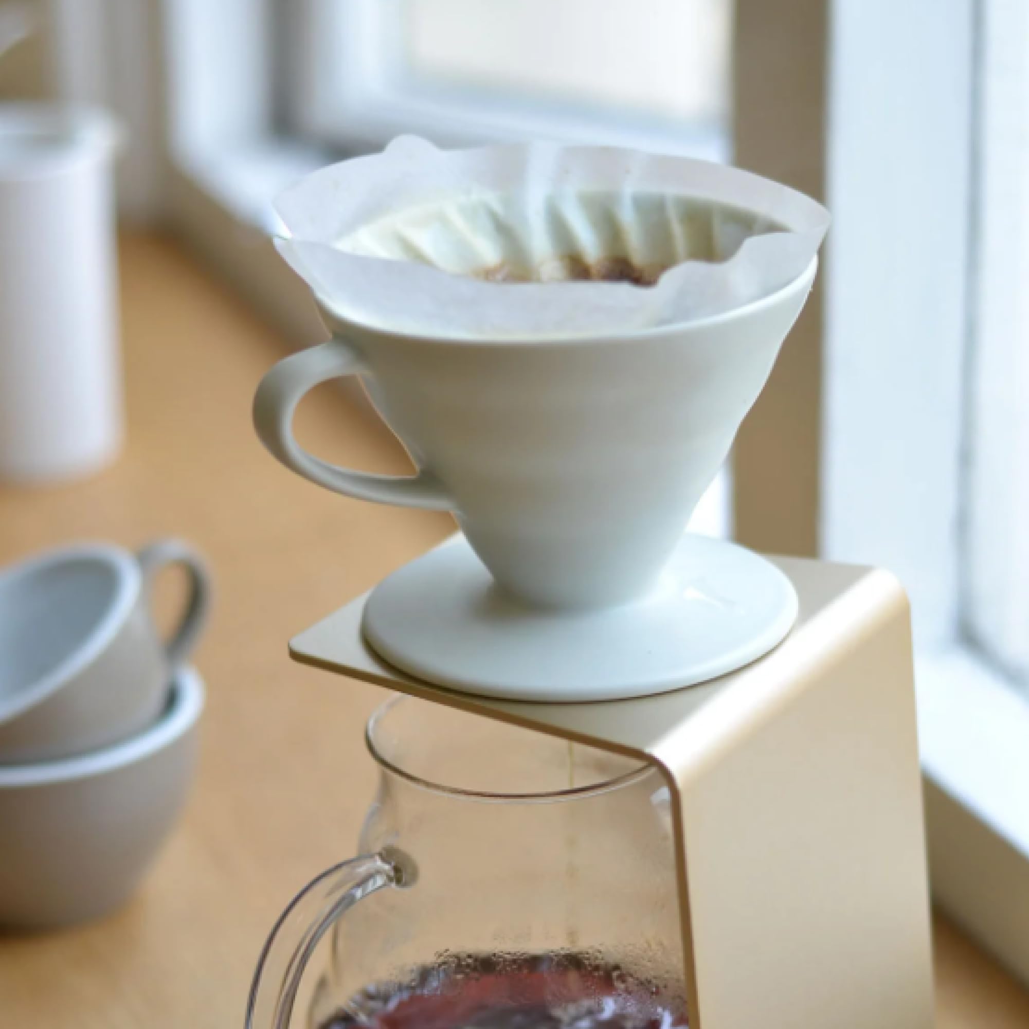 HARIO V60 detail of maker mark indicating Made in Japan quality and craftsmanship