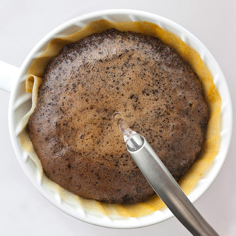 HARIO V60 close-up of red ceramic glaze showing handcrafted texture and heat retention