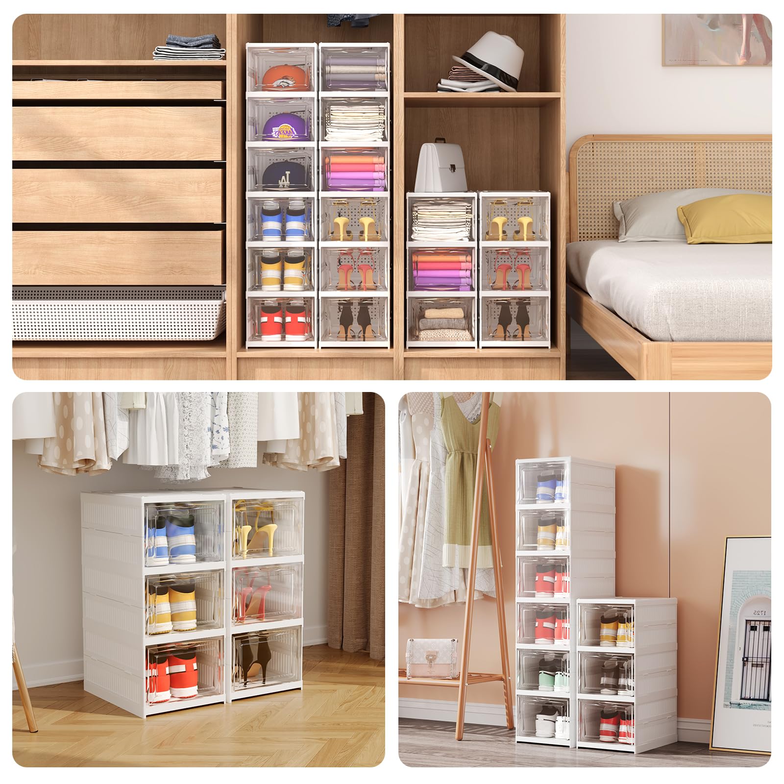 Harmon Wandyer lifestyle scene in entryway showcasing tidy organization