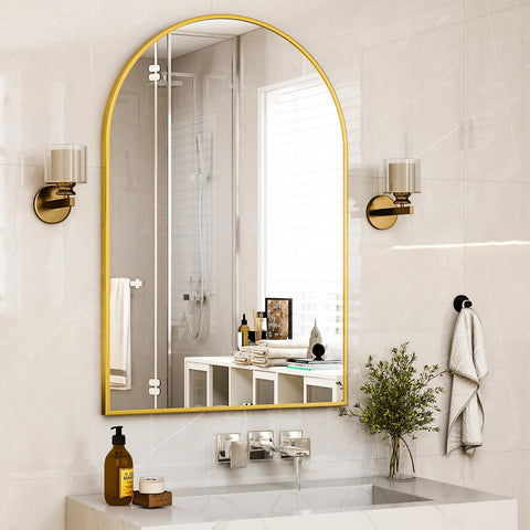 HARRITPURE mirror in entryway creating welcoming brightness