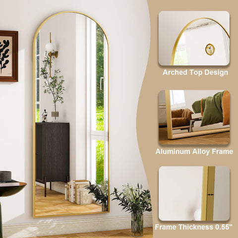 HARRITPURE mirror stand and base detail showing stable support for safe placement
