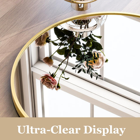 HARRITPURE mirror mounted in bathroom enhancing light