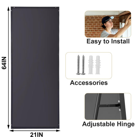 HARRITPURE included mounting hardware and back showing easy-install benefit