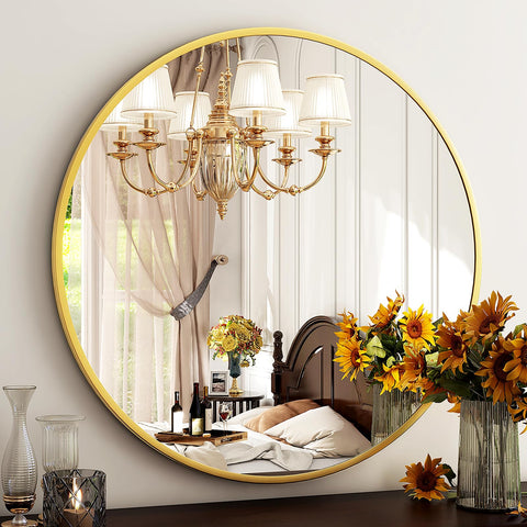 HARRITPURE gold aluminum alloy frame close-up showing durable brushed finish
