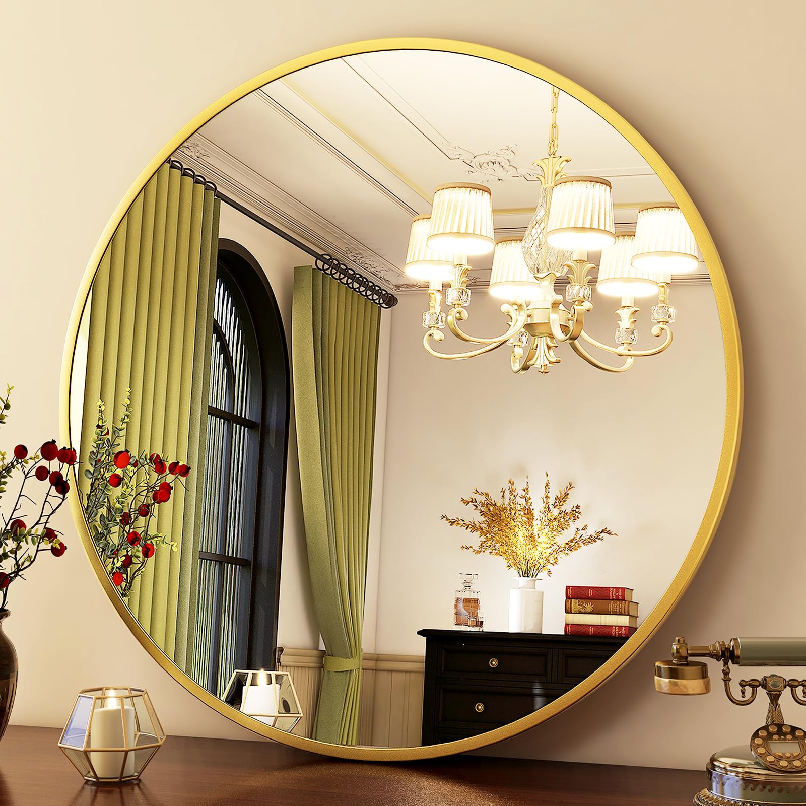 HARRITPURE mirror glass edge detail highlighting 5mm thickness and clarity