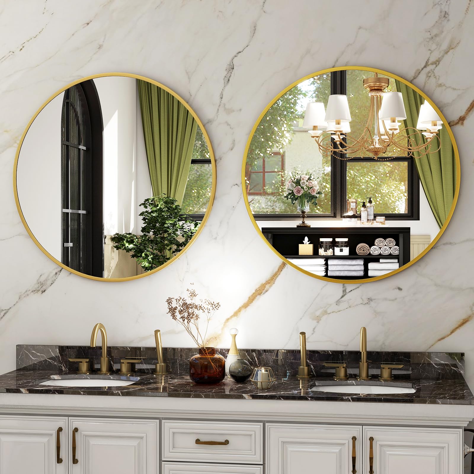 HARRITPURE mirror reflecting accurate colors and clear facial detail