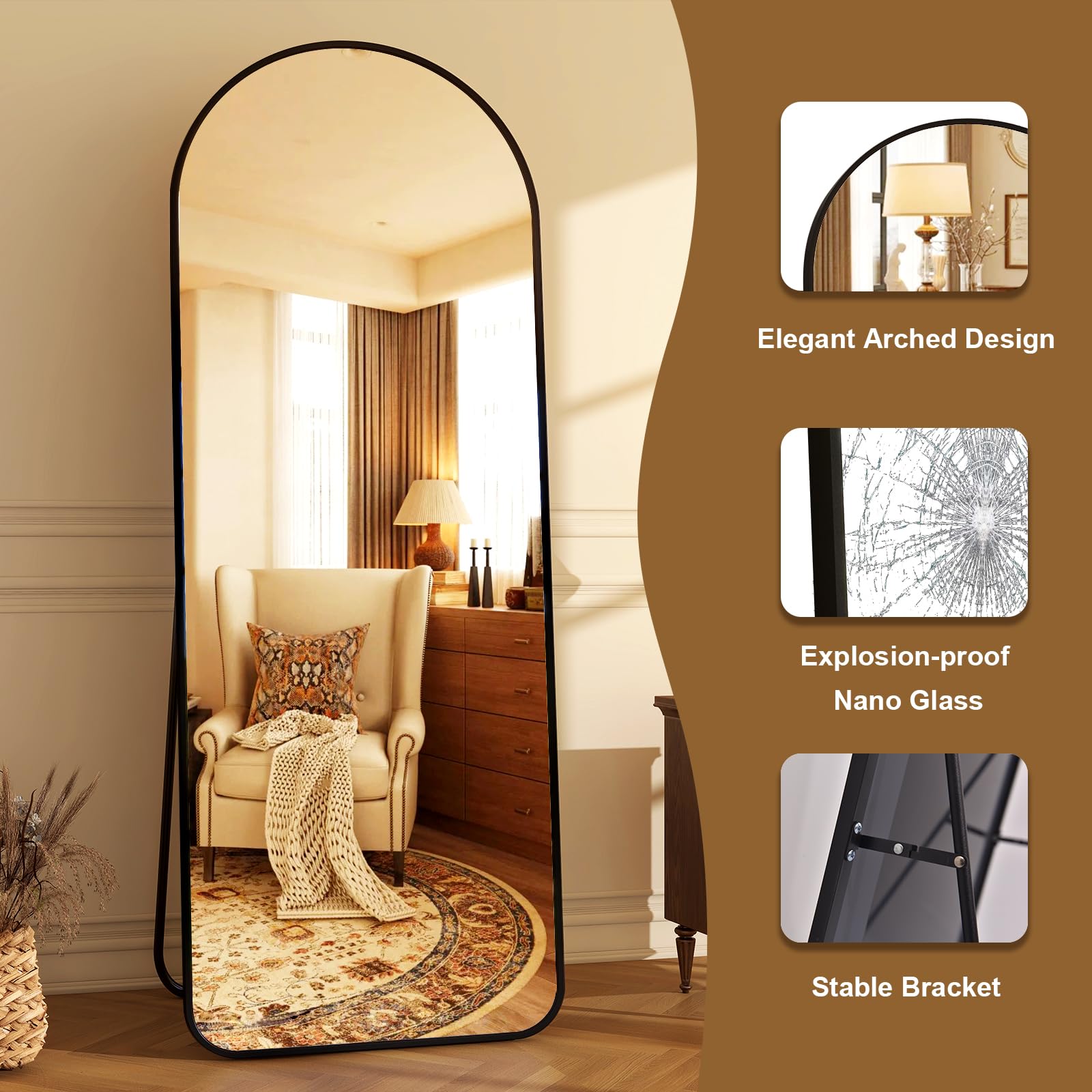 HARRITPURE shatterproof glass detail illustrating safety and long-lasting clarity