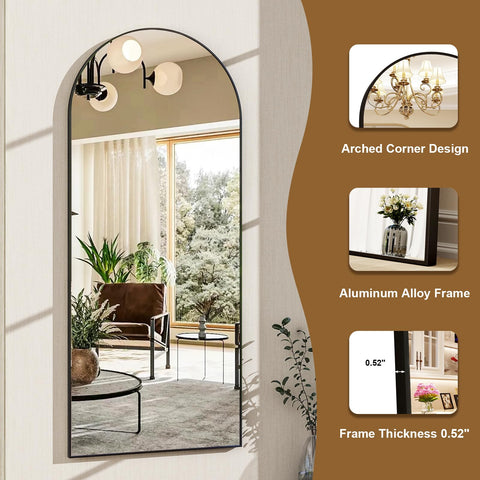 HARRITPURE mirror beside person showing full-length scale and dressing benefit