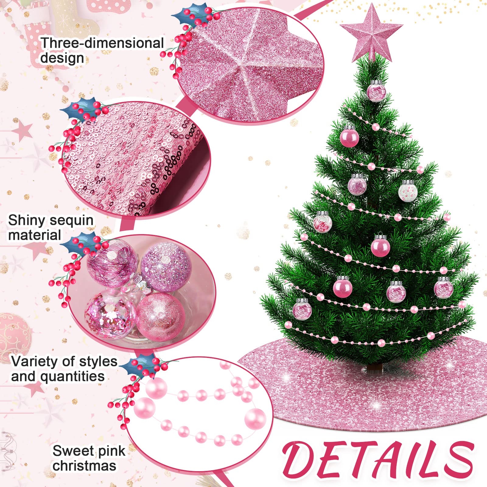 Harrycle glitter star topper inserted on tree demonstrating stable fit