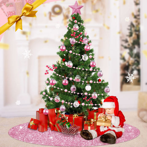 Harrycle beaded garland wrapped on tree offering layered decoration