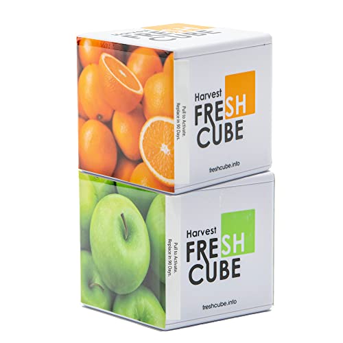 Harvest Fresh Cube front packaging showing product and benefits