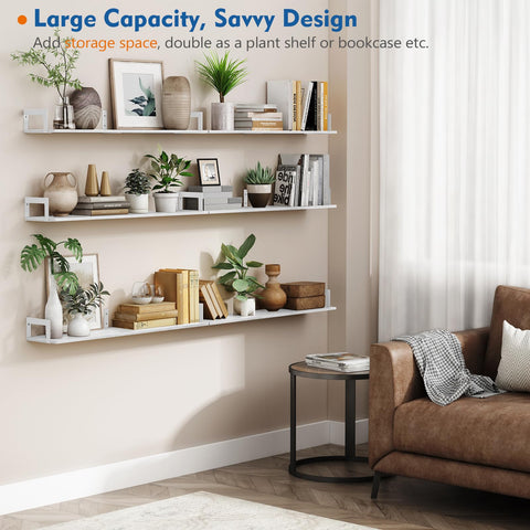 Harwaya side profile showing 8-inch depth useful for books and plants