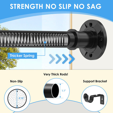 Haryaers rubber end pad detail showing 3.15-inch grip for slip resistance benefit