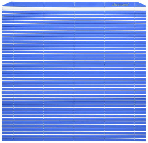 Hasegawa blue mat front view showing clean edges and compact design benefits hygiene