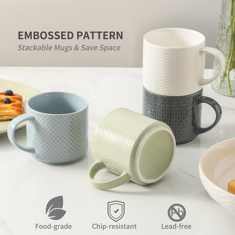 HASENSE side profile showing handle and 15 oz capacity for comfortable sipping