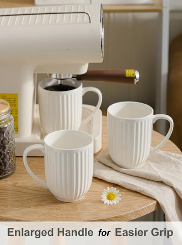 HASENSE mug beside butter block illustrating weight and scale reference