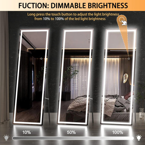 Hasipu full-length mirror in bedroom illustrating space-saving stylish decor benefit