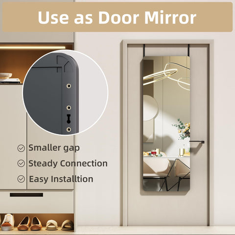 Hasipu over-the-door hooks installed for quick no-tool hanging