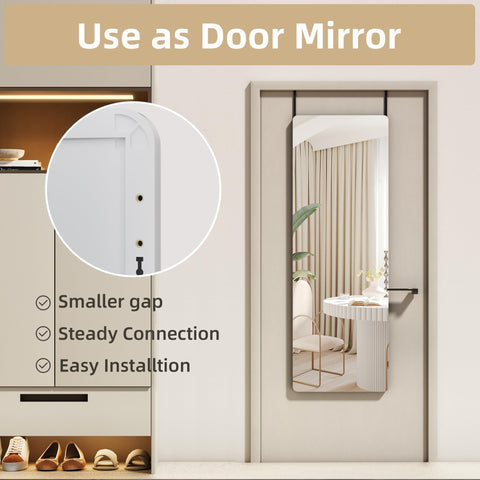 Hasipu over-the-door hooks installed demonstrate quick no-drill mounting