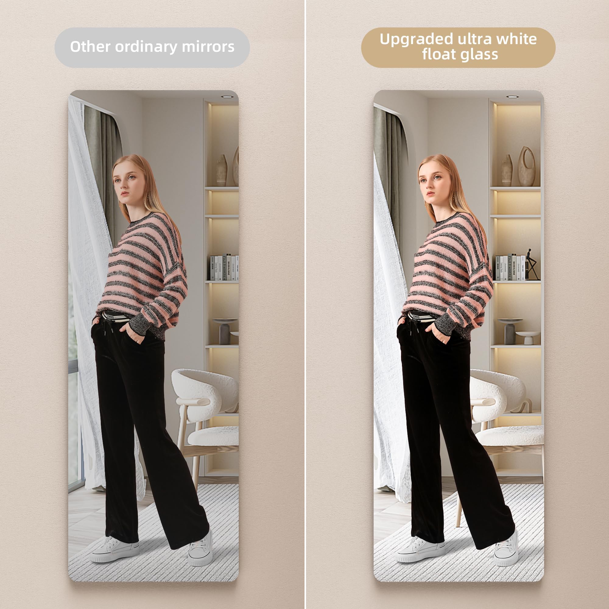 Hasipu size comparison with person showing full-length coverage