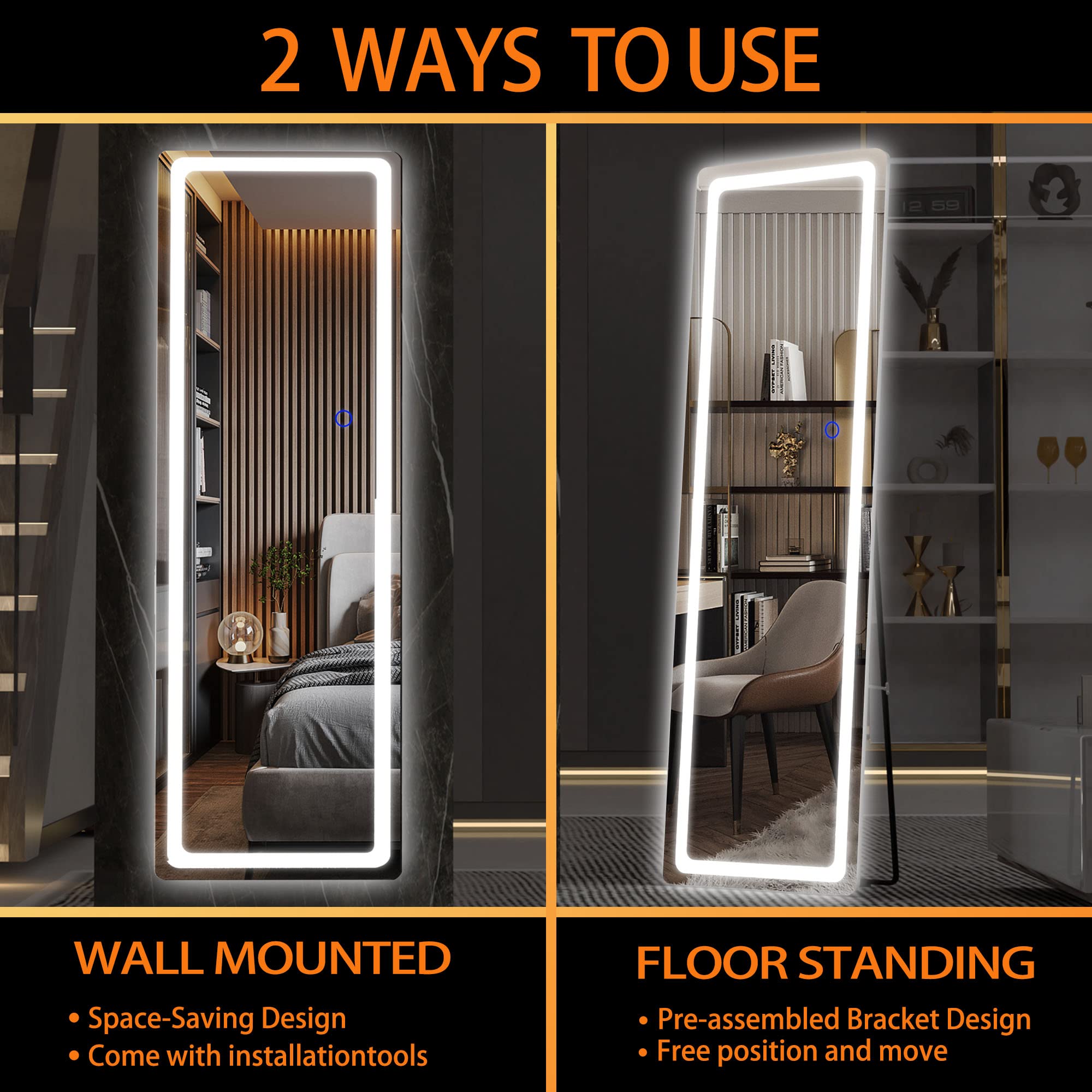 Hasipu wall mounted installation demonstrating space-saving, polished look benefit
