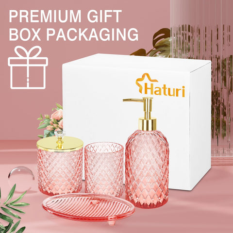 Haturi set next to hand showing scale and compact space-saving benefit