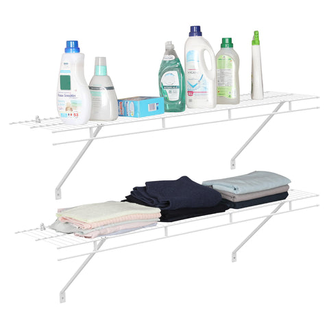 HAUSHOF scale comparison image showing full 4 ft shelf length for room planning benefit
