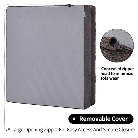 HAVARGO large zipper opening detail for easy cover removal and simple cleaning
