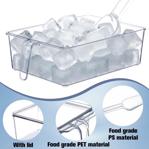 Havawish scoop next to bin highlighting measuring function and easy serving benefit