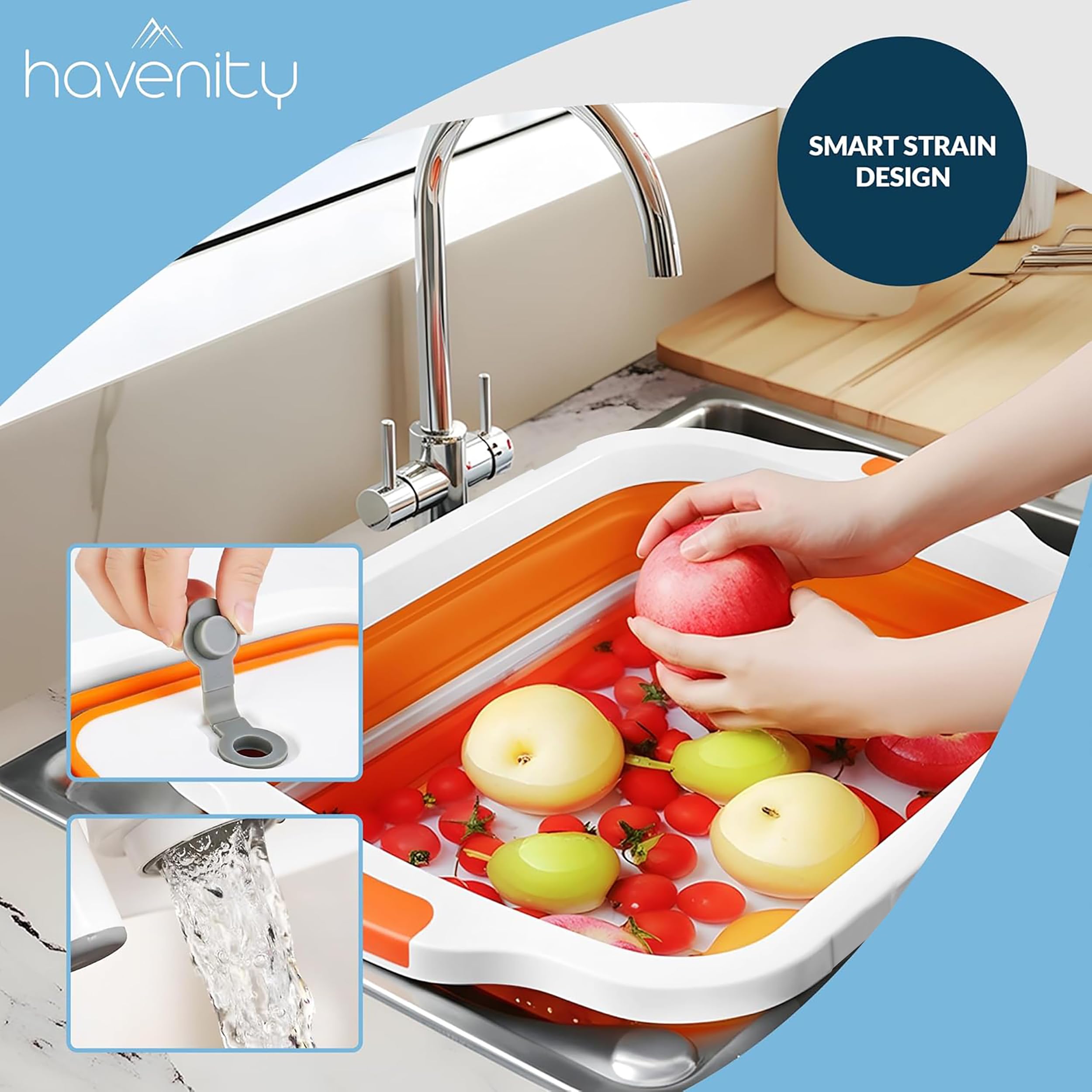 Havenity used as camp sink for washing dishes during trips
