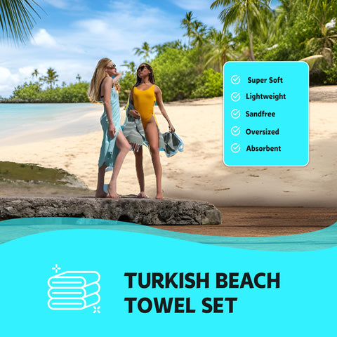 HAVLULAND towel used as picnic blanket showing versatile outdoor functionality