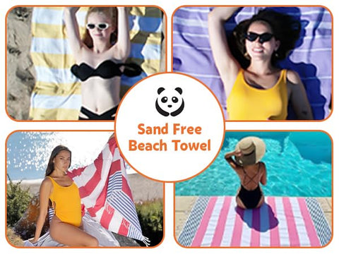 HAVLULAND towel used as picnic blanket showing versatile outdoor use