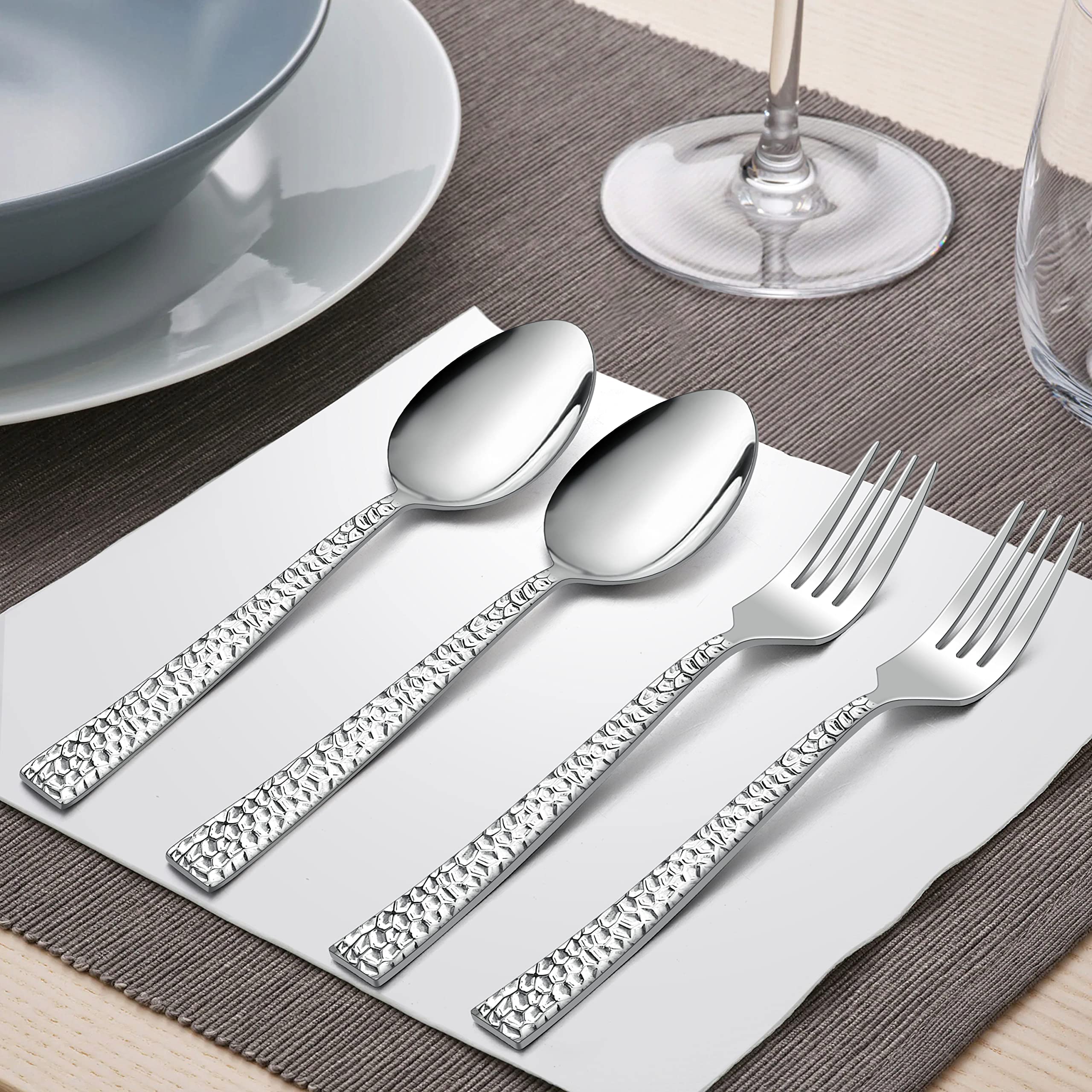 HaWare mirror-polished blade detail showing shiny finish and easy-clean benefit