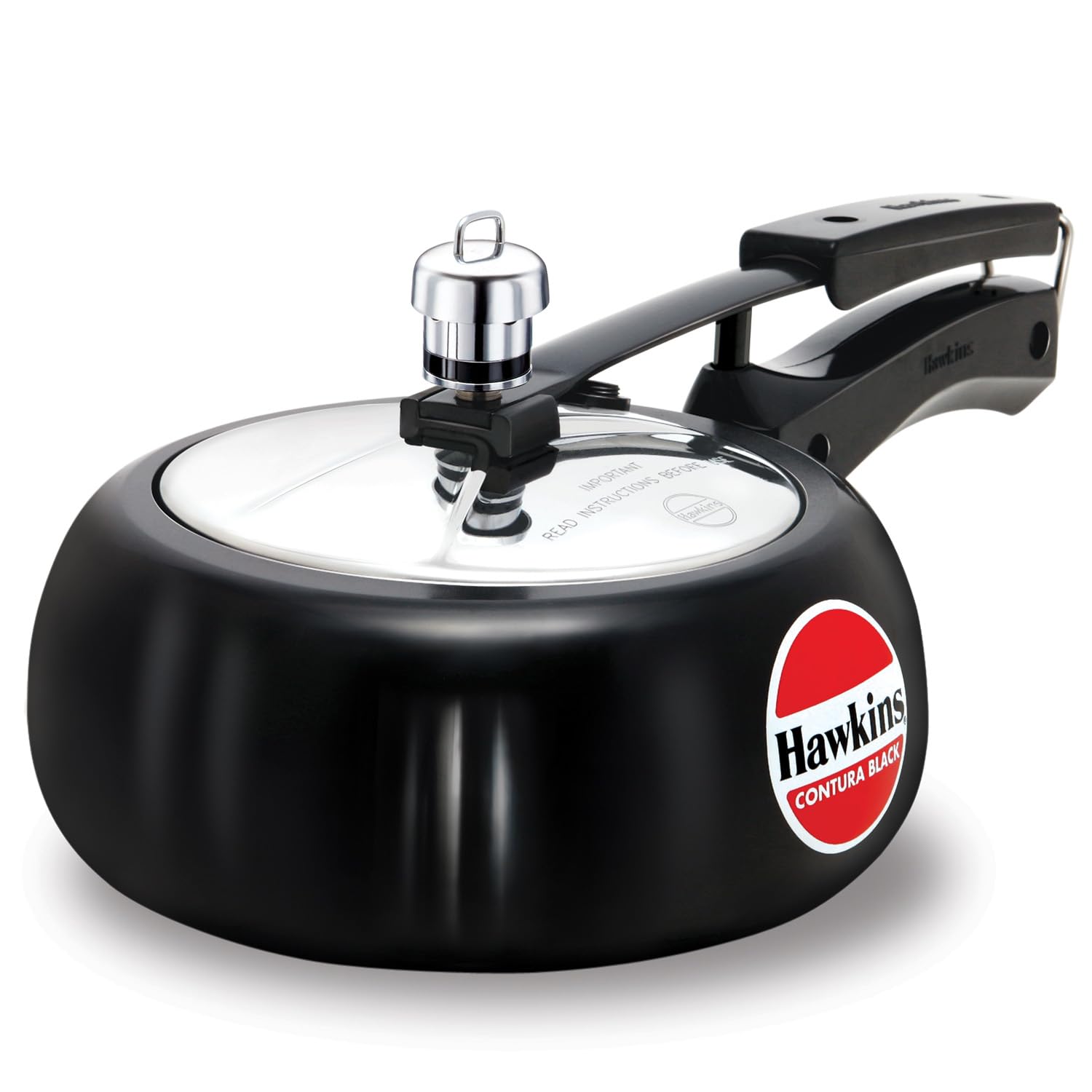 HAWKINS Contura front view showing compact, durable cooker