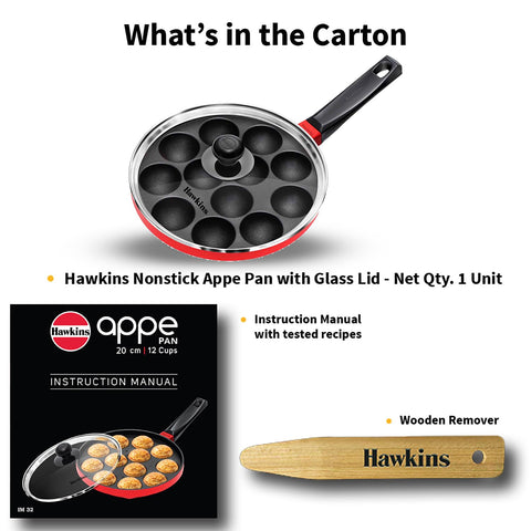 HAWKINS pan cooking on gas stove showing even heat distribution during use