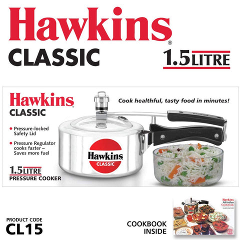 HAWKINS mirror-polished exterior highlighting easy-to-clean finish