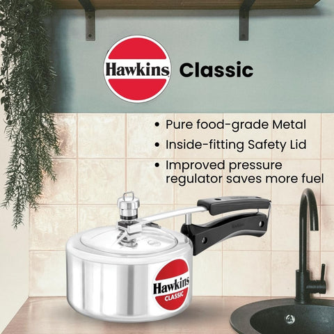 HAWKINS size comparison with cups showing compact storage benefit