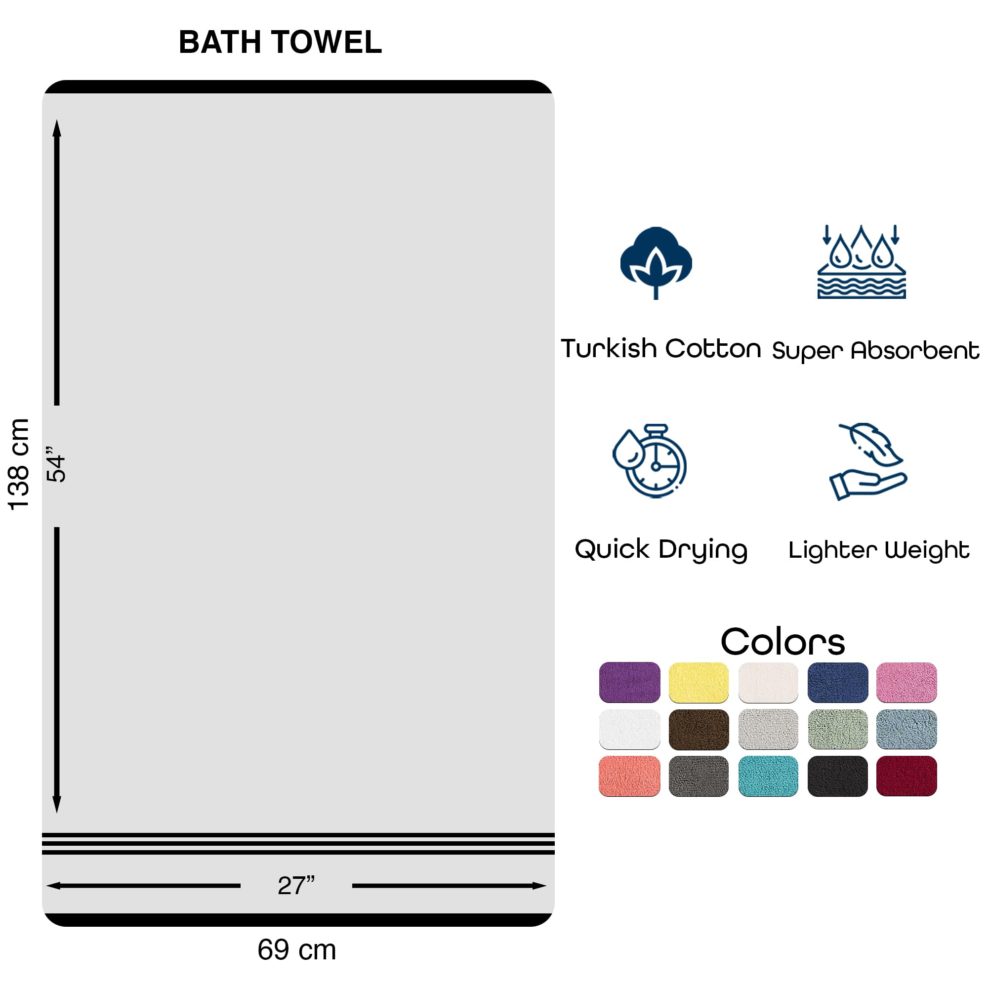 Hawmam Linen towels styled in bathroom setting conveying hotel-like luxury