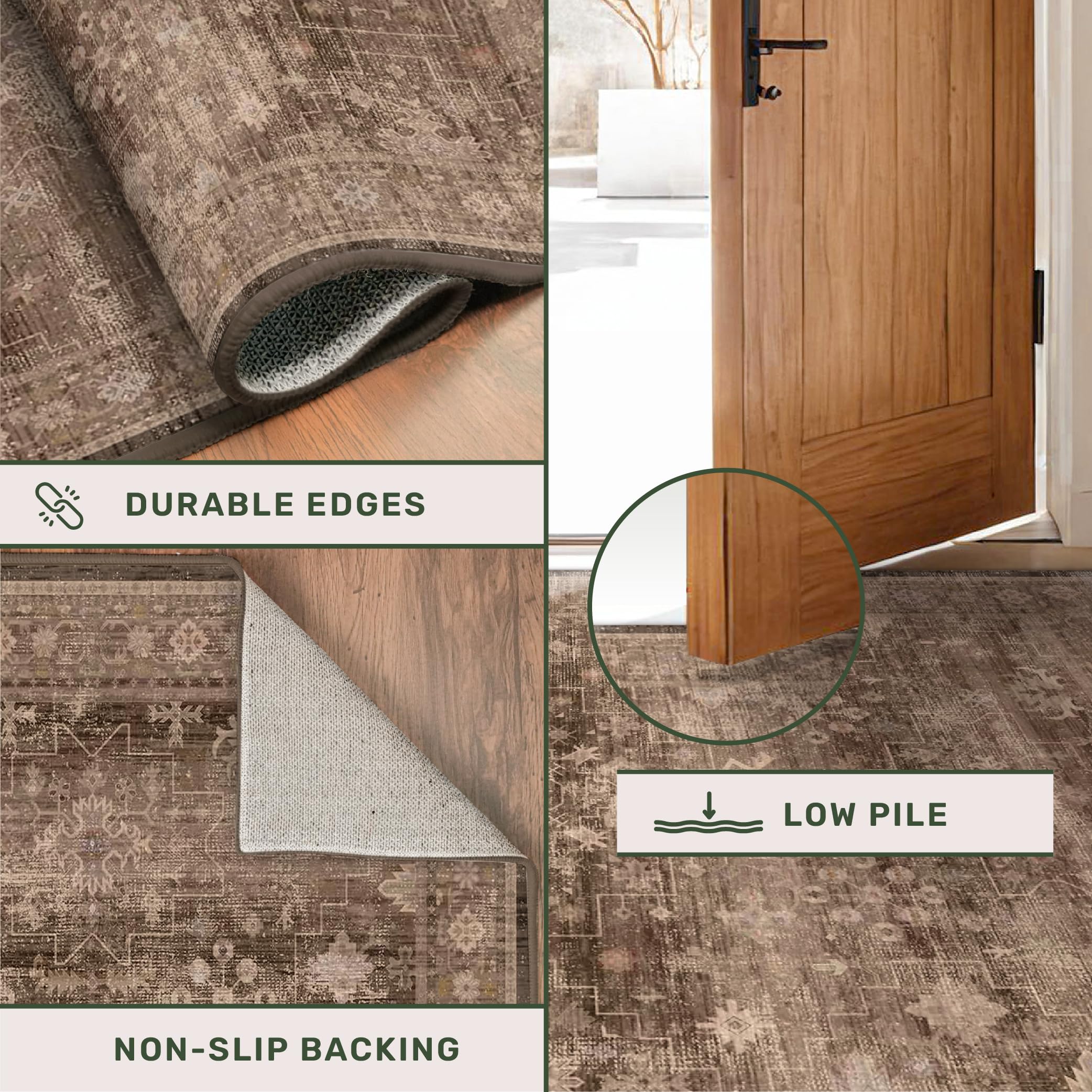Hazo Haus runner beside bed creating soft, safe landing area