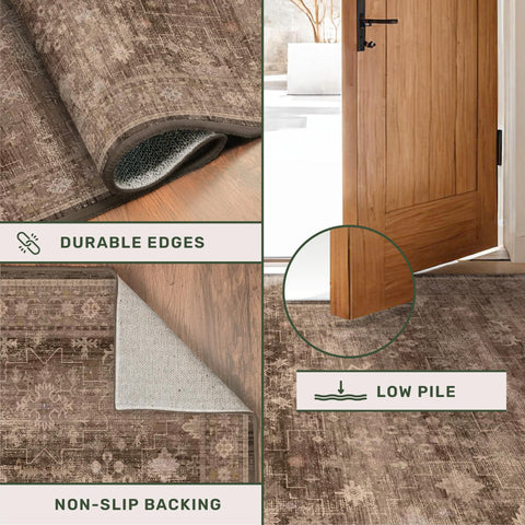 Hazo Haus runner beside bed creating soft, safe landing area